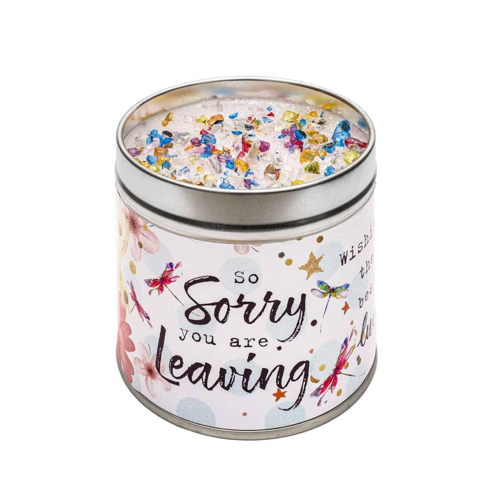 Best Kept Secrets Sorry You Are Leaving Tin Candle £9.89